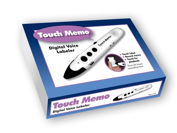 Pudełko z urządzeniem Touch Memo Voice Labeler 