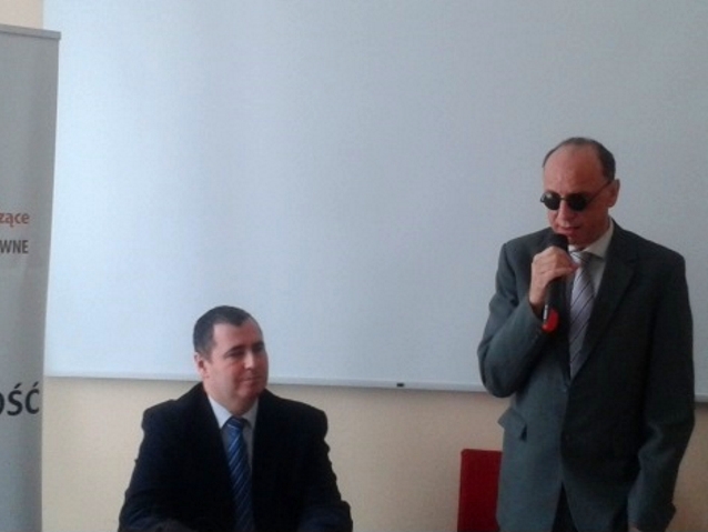 Jacek Zadrożny i Jarosław Gniatkowski prelegentami podczas spotkania