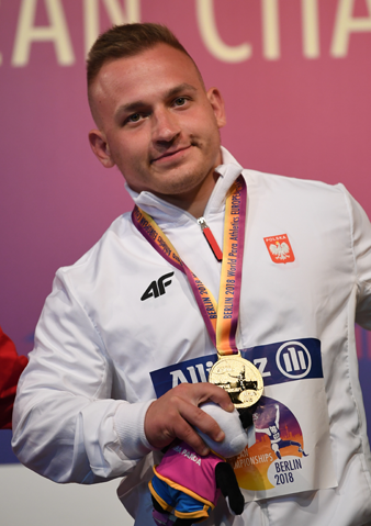 Bartosz Tyszkowski ze złotem