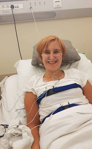 Paulina Knoff w szpitalu podłączona do różnych rurek