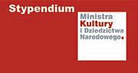 logo z napisem: Stypendium Ministra Kultury i Dziedzictwa narodowego