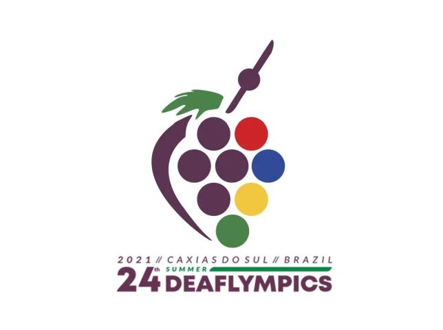 Logo igrzysk olimpijskich zawodników niesłyszących