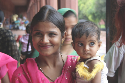 Hinduska z dzieckiem, fot.: Marek hamera