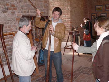 Na zakończenie warsztatów, studenci zwiedzili XIII-wieczny zamek krzyżacki w Gniewie