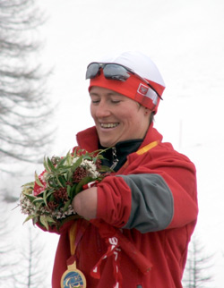 Katarzyna Rogowiec odbiera złoty medal
